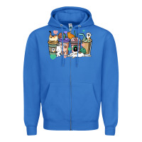 True Royal Cat coffee cups Zipper Hoodie - HowdyJamesFarm