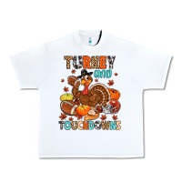 White turkey and touchdowns Urban Heavy Tee - MaliasSmallBusiness