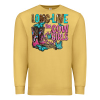 Antique Gold long live the cowgirls olivia Premium Sweatshirt - OliviaCreatesArt