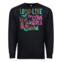 Black long live the cowgirls olivia Premium Sweatshirt - OliviaCreatesArt