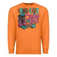 Carrot long live the cowgirls olivia Premium Sweatshirt - OliviaCreatesArt