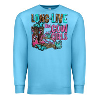 Ocean Blue long live the cowgirls olivia Premium Sweatshirt - OliviaCreatesArt