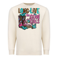 Sandshell long live the cowgirls olivia Premium Sweatshirt - OliviaCreatesArt