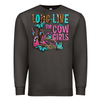Smoke long live the cowgirls olivia Premium Sweatshirt - OliviaCreatesArt