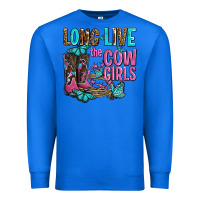 True Royal long live the cowgirls olivia Premium Sweatshirt - OliviaCreatesArt