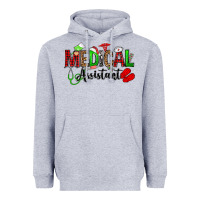 Heather Grey medical assistant christmas Heavyweight Hoodie - OliviaCreatesArt