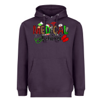 Plum medical assistant christmas Heavyweight Hoodie - OliviaCreatesArt
