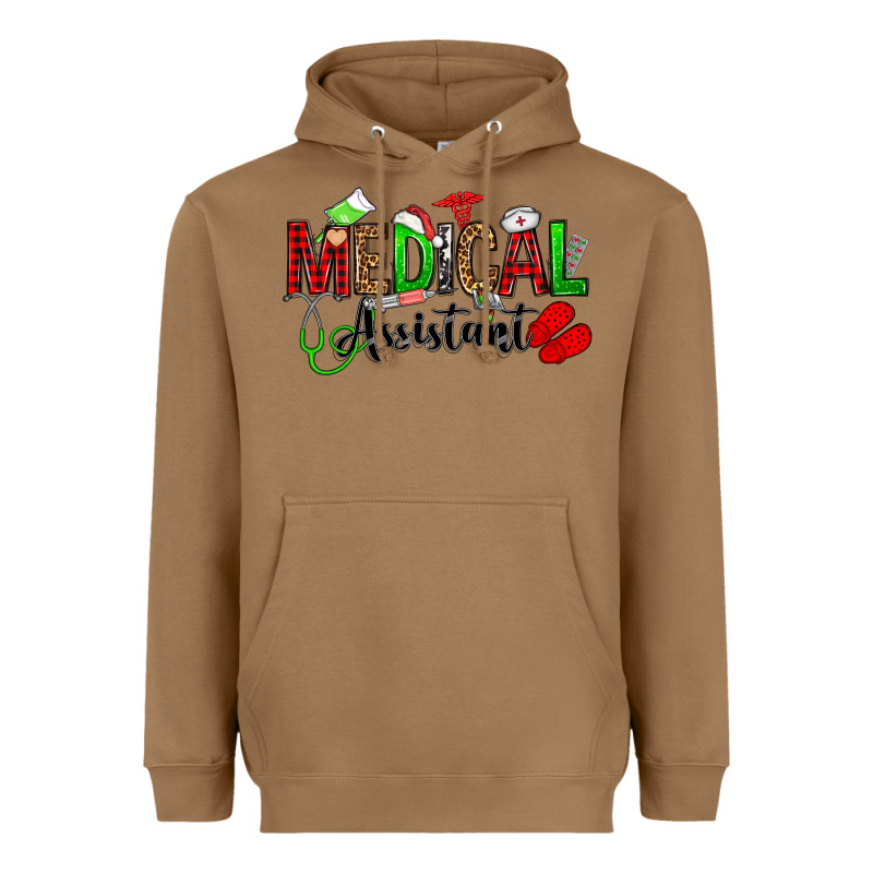 Medical Assistant Christmas Heavyweight Hoodie by OliviaCreatesArt | Teevron
