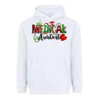 White medical assistant christmas Heavyweight Hoodie - OliviaCreatesArt