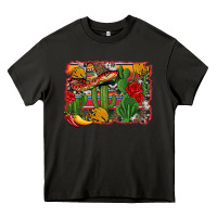 Asphalt mexican cacti background Heavy Core Tee - Artiststas