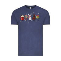 Cartoon Christmas Characters Vintage Tee | Teevron