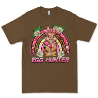 Cacao easter pink camouflage egg hunter  bunny rainbow Premium Tee - BarkalooDesign