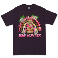 Plum easter pink camouflage egg hunter  bunny rainbow Premium Tee - BarkalooDesign