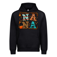 Black Fall Autumn Leopard Nana Urban Hoodie - LillyAllenDesigns