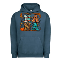 Pigment Midnight Navy Fall Autumn Leopard Nana Urban Hoodie - LillyAllenDesigns