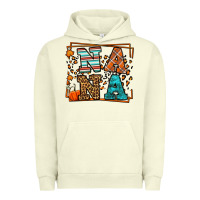 Pigment Pistachio Fall Autumn Leopard Nana Urban Hoodie - LillyAllenDesigns
