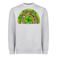 Heather Grey western st patricks rainbow Heavyweight Sweatshirt - Jasminsmagicworld