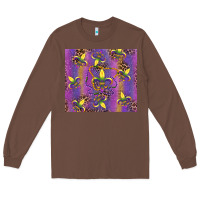 Chestnut mardi gras fleur de lis Long Sleeve Tee - RanaPortraitStore