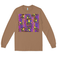 Toasted Coconut mardi gras fleur de lis Long Sleeve Tee - RanaPortraitStore