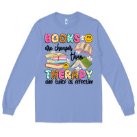 Colony Blue books are cheaper than therapy and twice as effective Long Sleeve Tee - Artiststas