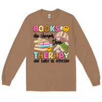 Toasted Coconut books are cheaper than therapy and twice as effective Long Sleeve Tee - Artiststas