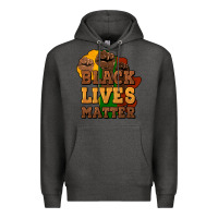Charcoal Heather black lives matter Premium Hoodie - HowdyJamesFarm
