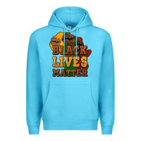 Ocean Blue black lives matter Premium Hoodie - HowdyJamesFarm