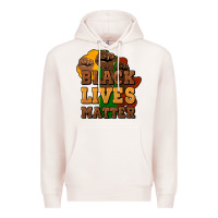 Pale Pink black lives matter Premium Hoodie - HowdyJamesFarm