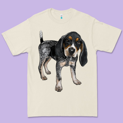 Bluetick Coonhound Premium Tee Designed By Lillyallendesigns