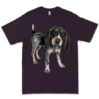 Plum bluetick coonhound Premium Tee - LillyAllenDesigns