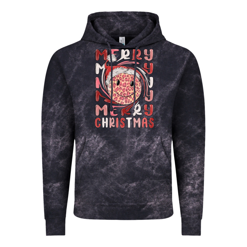 Merry Christmas Smiling Face Vintage Hoodie by MaliasSmallBusiness | Teevron