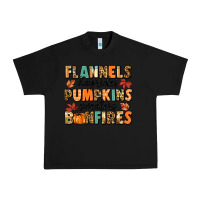 Black flannels hayrides pumpkinsbonfires Urban Heavy Tee - MaliasSmallBusiness