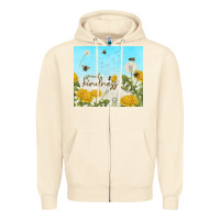 Sandshell spread kindness with dandelions Zipper Hoodie - TumblerDesignByShophia