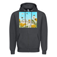 Smoke spread kindness with dandelions Zipper Hoodie - TumblerDesignByShophia