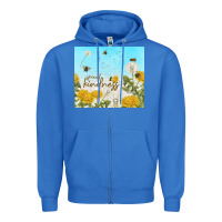True Royal spread kindness with dandelions Zipper Hoodie - TumblerDesignByShophia