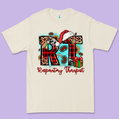 Christmas Rt Respiratory Therapist Premium Tee Designed By Jahusdesignshop