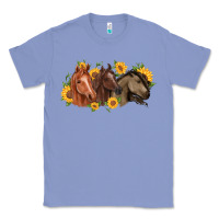 Colony Blue western horses Classic Tee - MaliasSmallBusiness