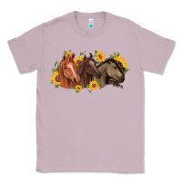 Lilac western horses Classic Tee - MaliasSmallBusiness