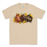 Mushroom western horses Classic Tee - MaliasSmallBusiness