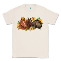 Natural western horses Classic Tee - MaliasSmallBusiness