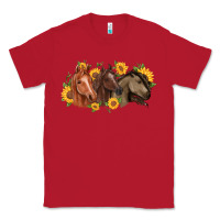 Red western horses Classic Tee - MaliasSmallBusiness