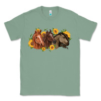 Sage western horses Classic Tee - MaliasSmallBusiness
