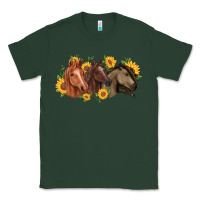 Sports Green western horses Classic Tee - MaliasSmallBusiness