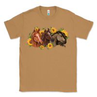 Toasted Coconut western horses Classic Tee - MaliasSmallBusiness