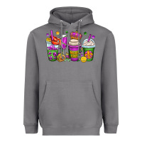 Storm mardi gras coffee cups Heavyweight Hoodie - OliviaCreatesArt