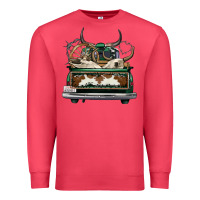 Cardinal cowhide and hunter truck olivia Premium Sweatshirt - OliviaCreatesArt