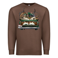 Chestnut cowhide and hunter truck olivia Premium Sweatshirt - OliviaCreatesArt