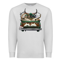 Cowhide And Hunter Truck Olivia Premium Sweatshirt | Teevron