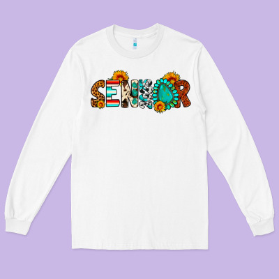 Senior 2025 Long Sleeve Tee Designed By Artiststas