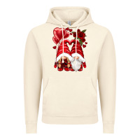 Vintage Artic valentines day gnomies Vintage Hoodie - NancyCooperArtShop